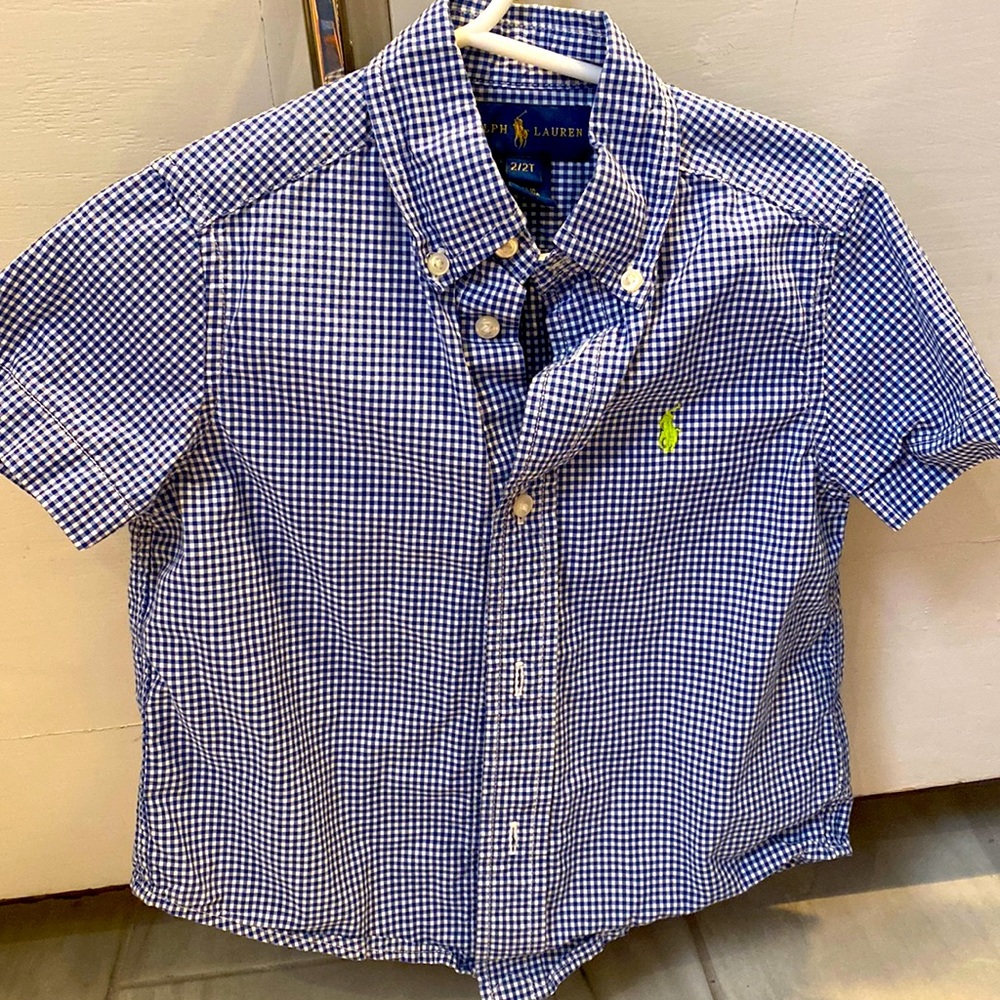 Toddler polo button up